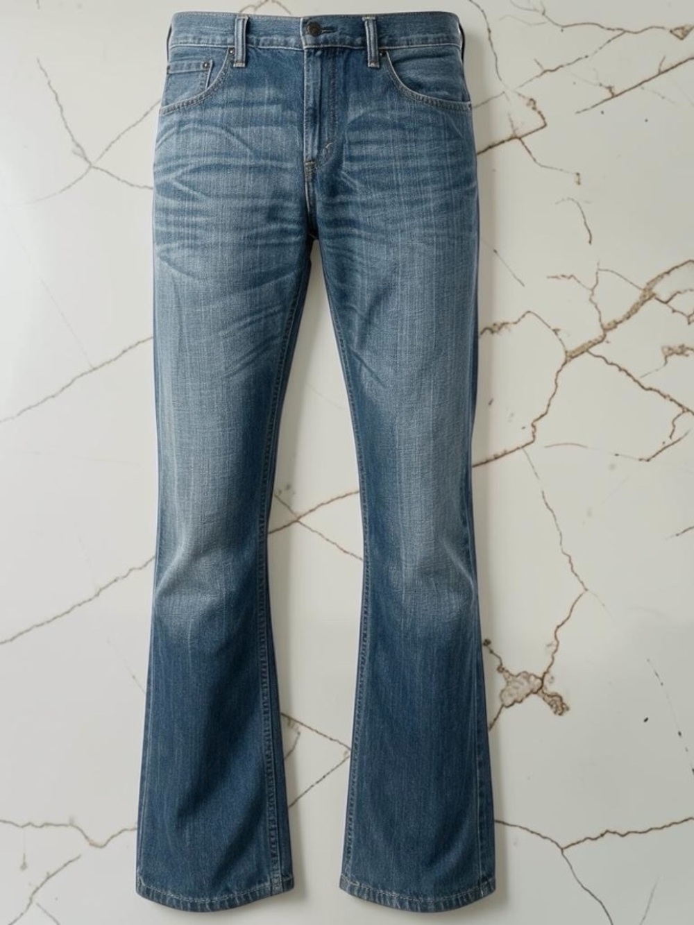 Levis 527 Slim Bootcut Jeans Mens 32x34 Medium Wash Denim Blue Pants Vintage
